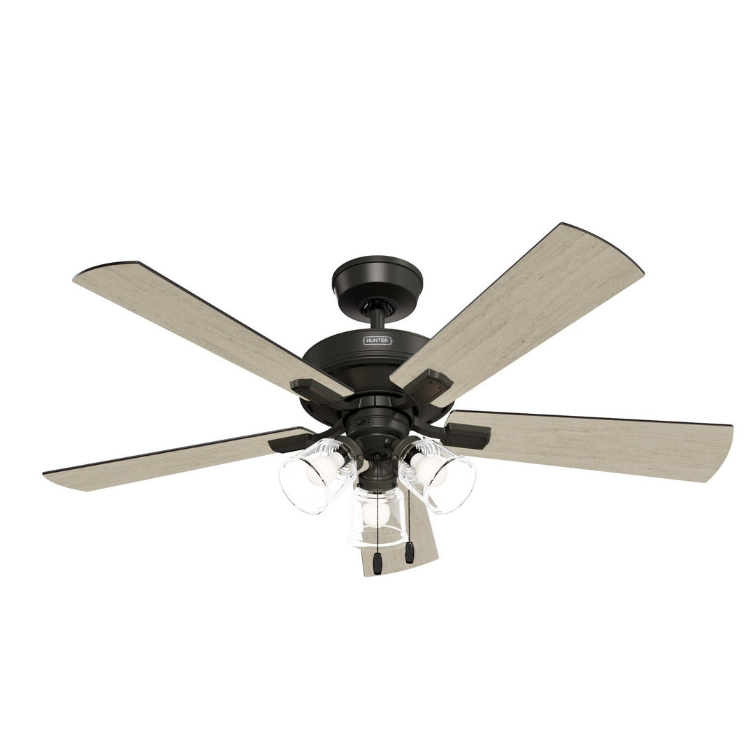 Hunter Fan Crestfield 52" Pull Chain Ceiling Fan with 21W LED