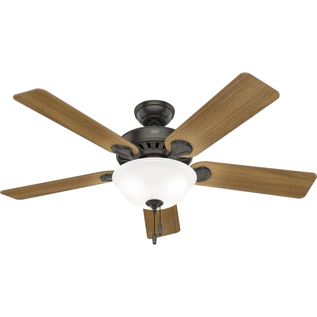 Hunter Fan Pro's Best 52" Indoor DC Pull Chain Ceiling Fan with 18W LED