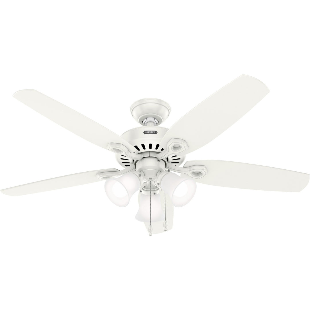 Hunter Fan Builder Plus 52" Pull Chain DC Ceiling Fan with 21W LED