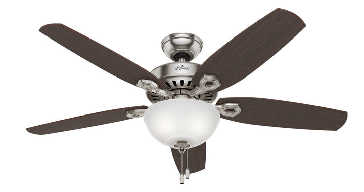 Hunter Fan Builder Deluxe 52" Indoor Pull Chain Ceiling Fan with 9W LED