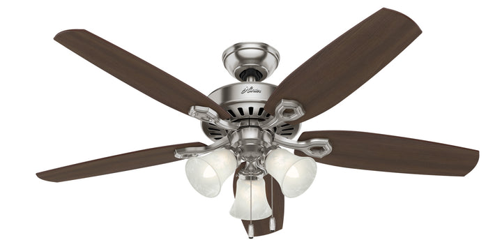 Hunter Fan Builder Plus 52" Pull Chain Ceiling Fan with 21W LED