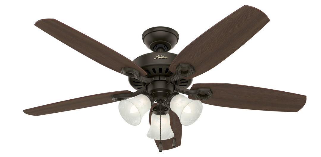 Hunter Fan Builder Plus 52" Pull Chain Ceiling Fan with 21W LED