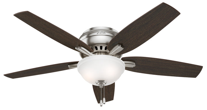 Hunter Fan Newsome Flushmount Pull Chain Ceiling Fan with 18W LED