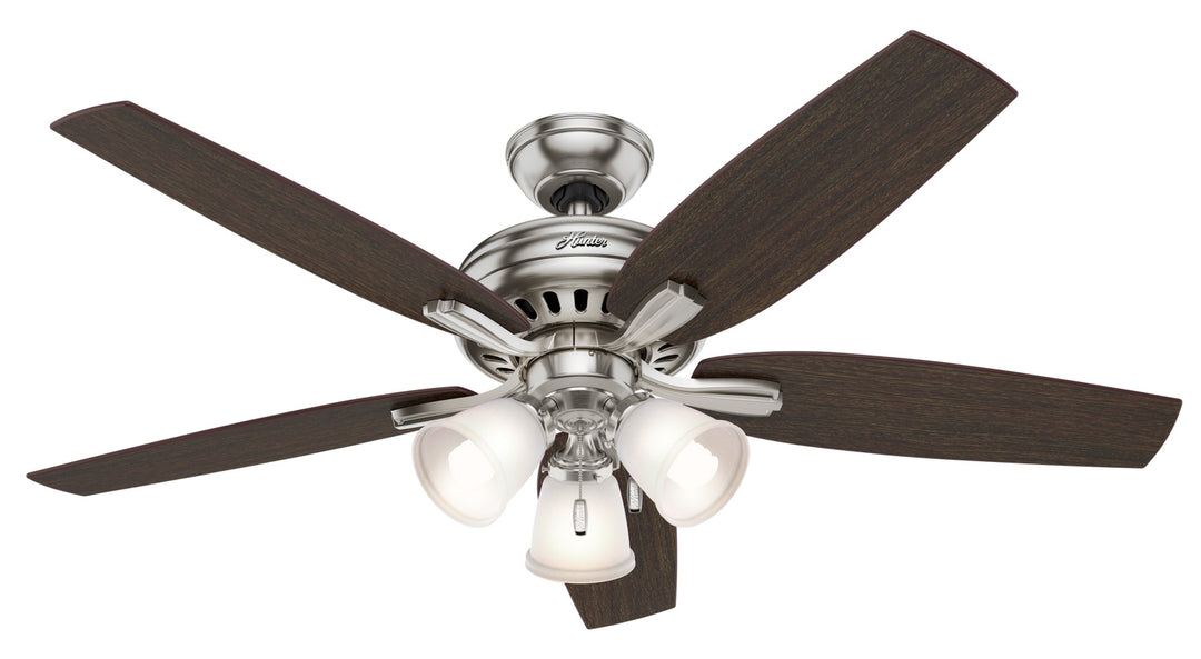 Hunter Fan Newsome 52" Pull Chain Ceiling Fan 3lights with 27W LED