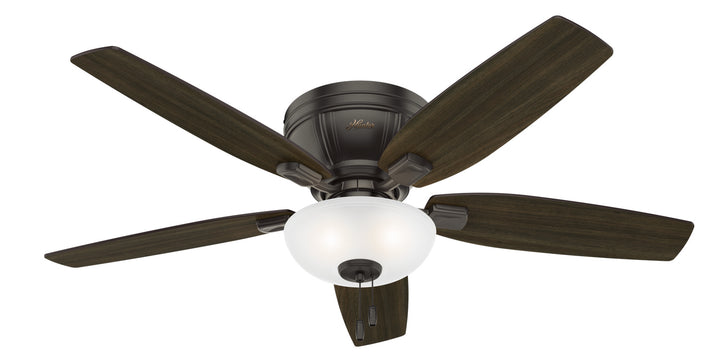 Hunter Fan Kenbridge 52" Flushmount Pull Chain Ceiling Fan with 27W LED