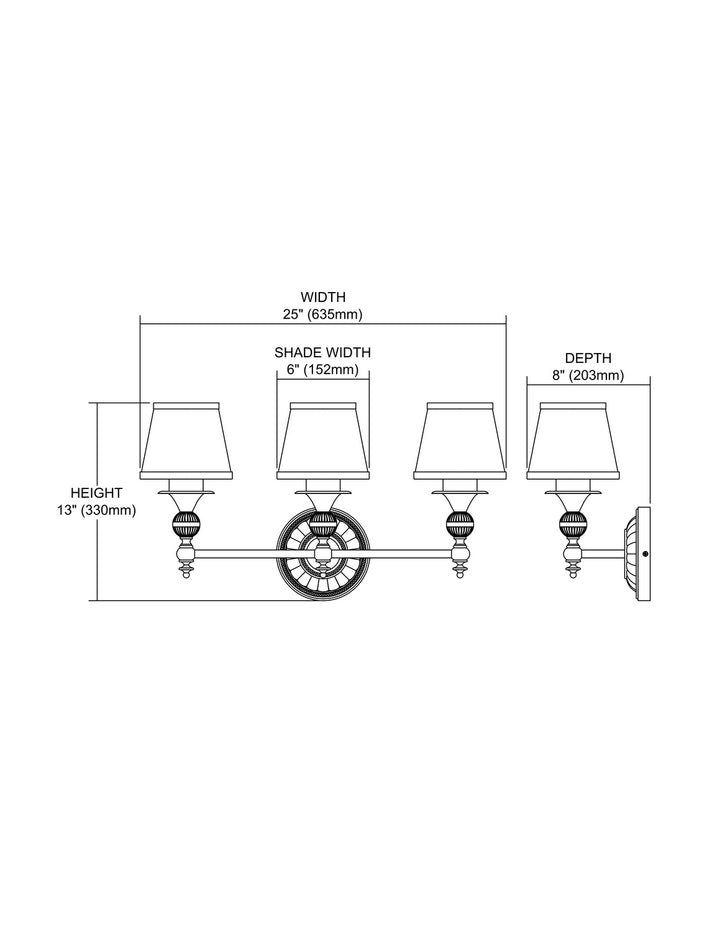 ELK Home Three Light Vanity