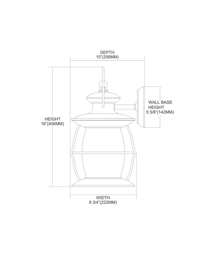 ELK Home One Light Outdoor Wall Sconce