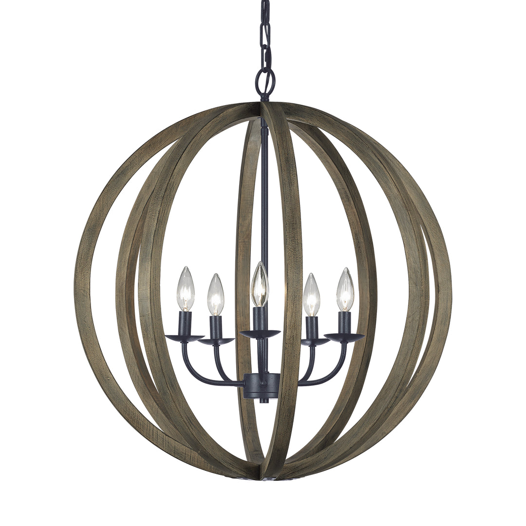 Visual Comfort Studio Five Light Pendant