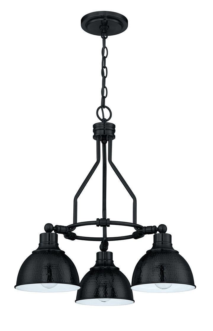 Timarron Three Light Chandelier in Aged Bronze Brushed