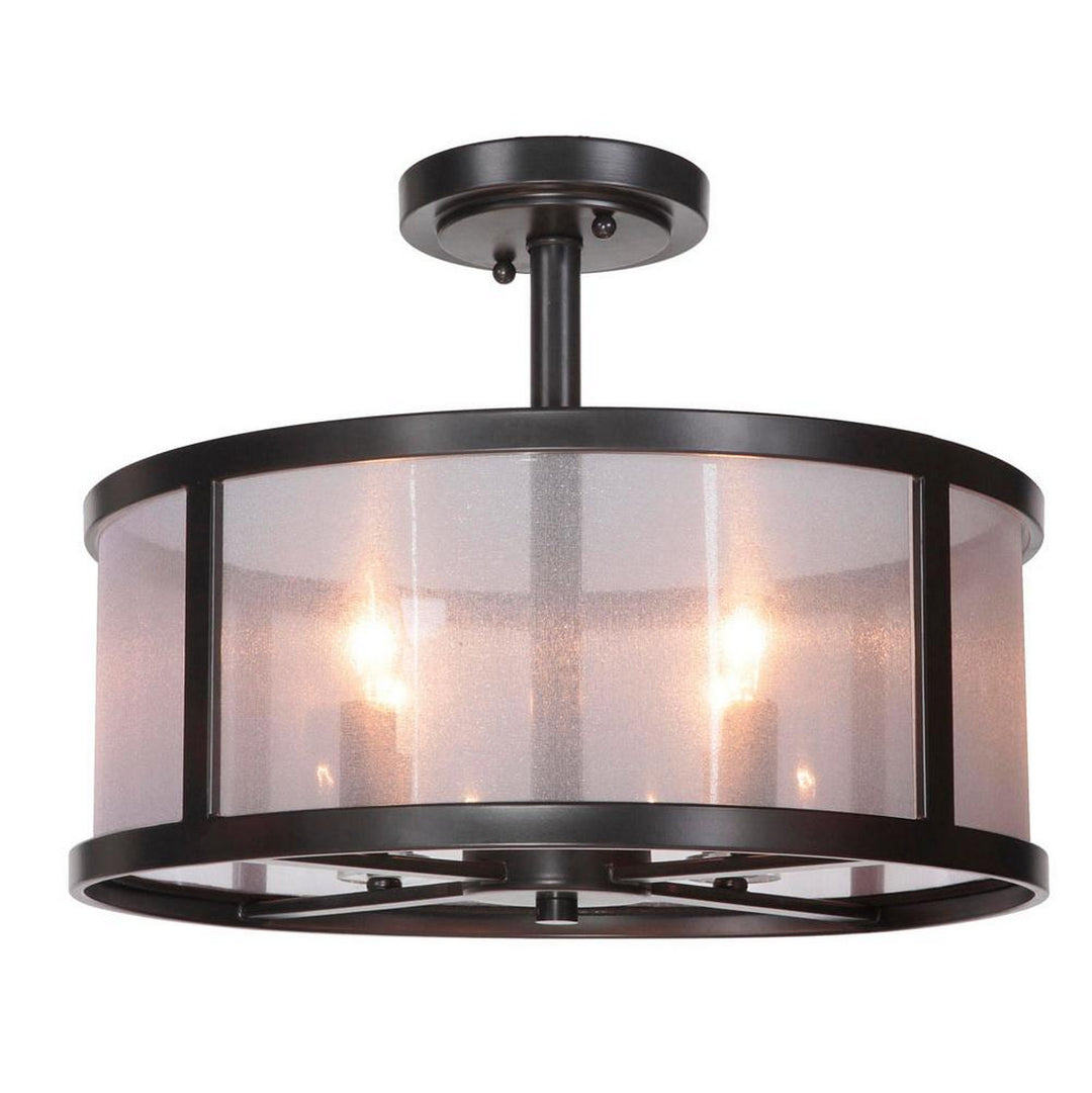 CraftmadeDanburyFour Light Semi Flush Mount