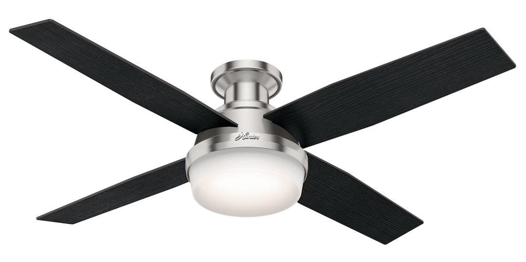 Hunter Fan Dempsey 52" Flushmount Ceiling Fan with 18W LED and Remote