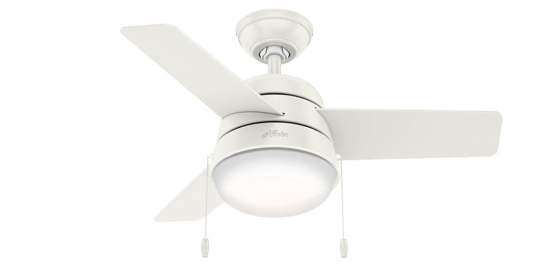 Hunter Fans Aker Pull Chain Ceiling Fan with 18W LED