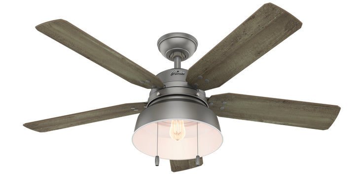 Hunter Fan Mill Valley 52" Indoor/Outdoor Pull Chain Ceiling Fan with 5W LED