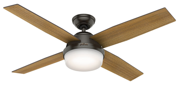 Hunter Fan Dempsey Indoor Ceiling Fan with 18W LED and Remote