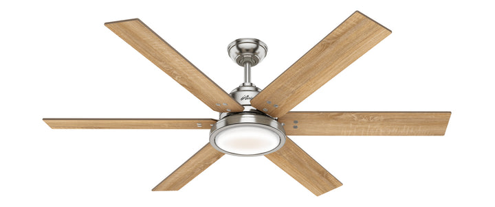 Hunter Fan Warrant 60" Indoor DC Ceiling Fan with LED and Wall Control