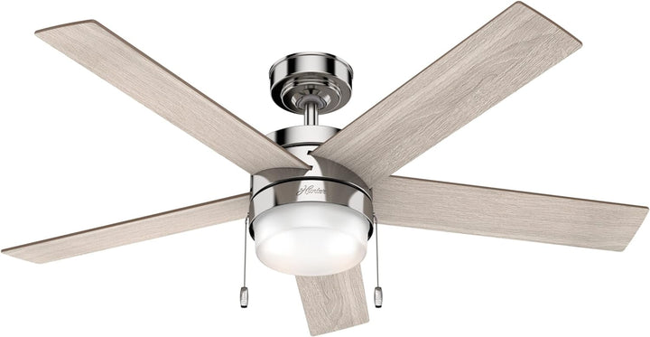 Hunter Fan Claudette 52" Pull Chain Ceiling Fan with 14W LED