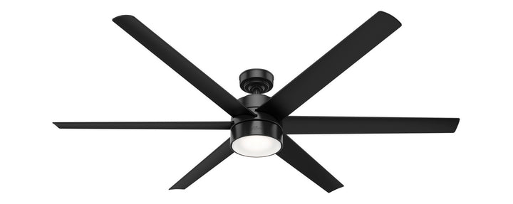 Hunter Fan Solaria Outdoor DC Ceiling Fan with LED and Wall Control