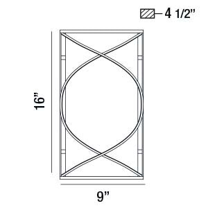 Eurofase Two Light Wall Sconce