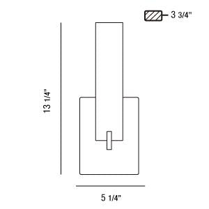 Eurofase Two Light Wall Sconce