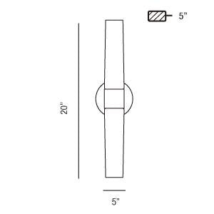 Eurofase Two Light Wall Sconce