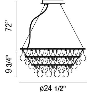 Eurofase Eight Light Chandelier