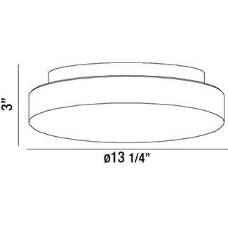 Eurofase Two Light Flushmount