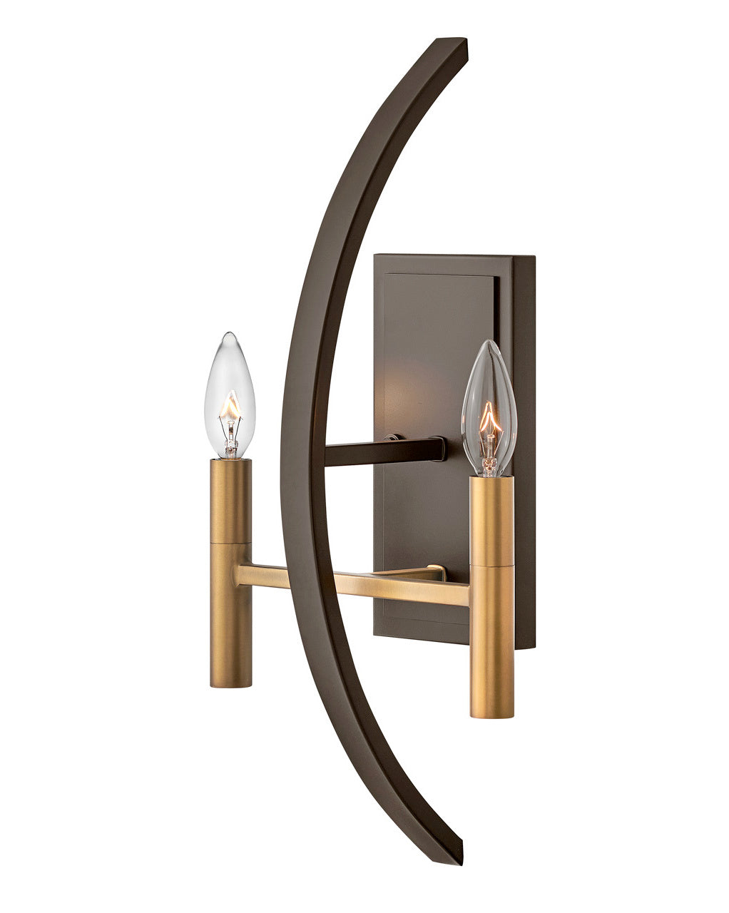 Euclid LED Wall Sconce in Spanish Bronze