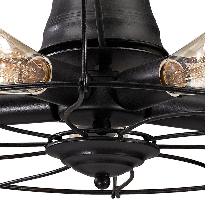 ELK Home Five Light Semi Flush Mount