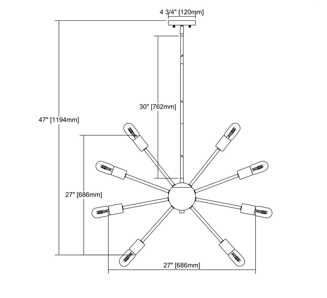 ELK Home 12 Light Chandelier