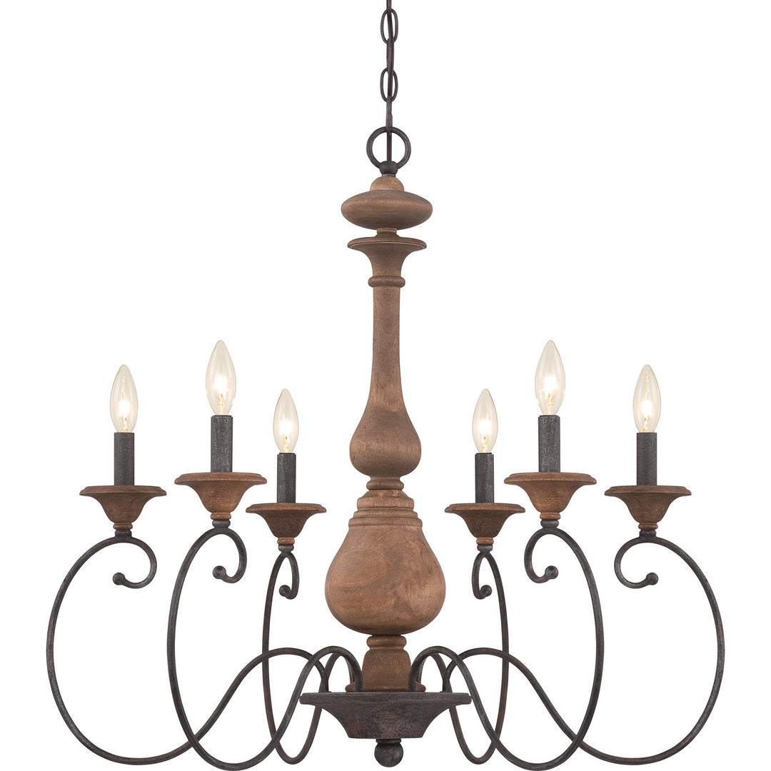 Quoizel Six Light Chandelier