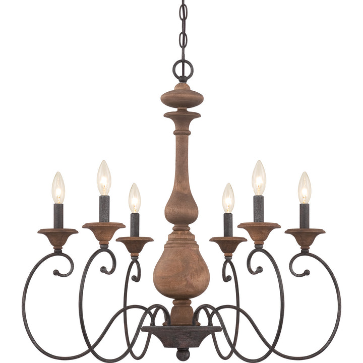 Quoizel Six Light Chandelier