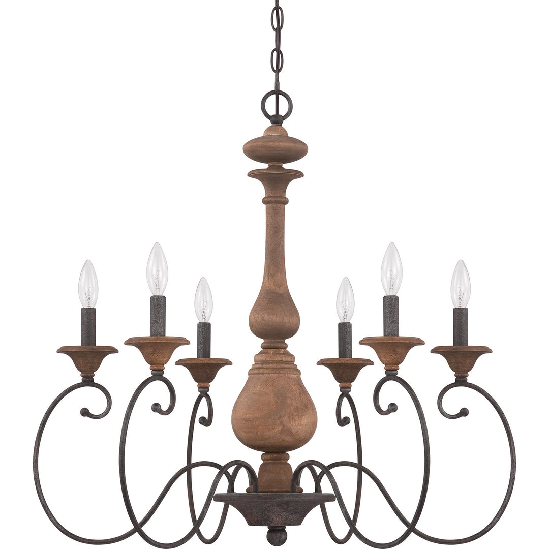 Quoizel Six Light Chandelier