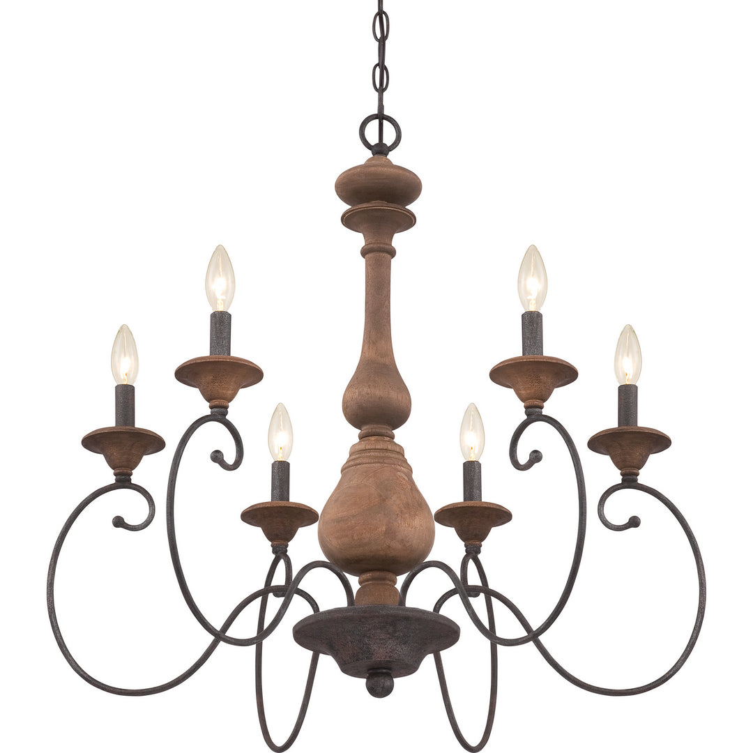 Quoizel Six Light Chandelier