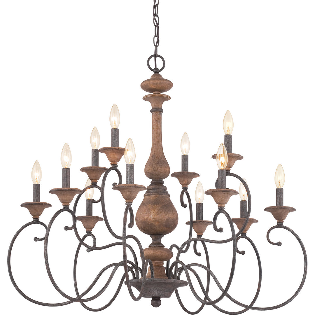 Quoizel 12 Light Chandelier