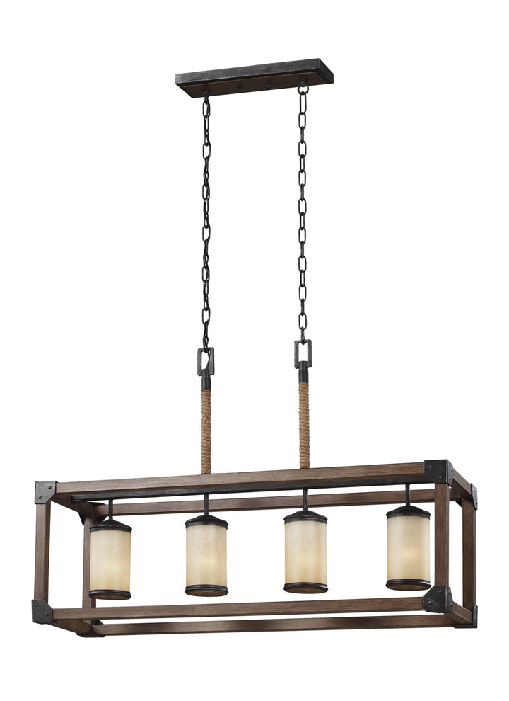 Generation Lighting. Four Light Island Pendant