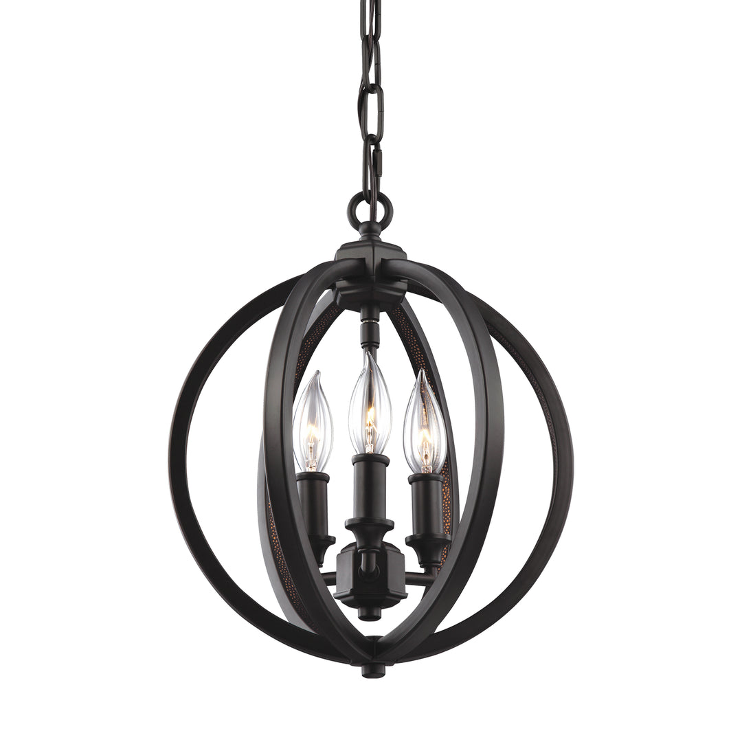 Visual Comfort Studio Three Light Pendant