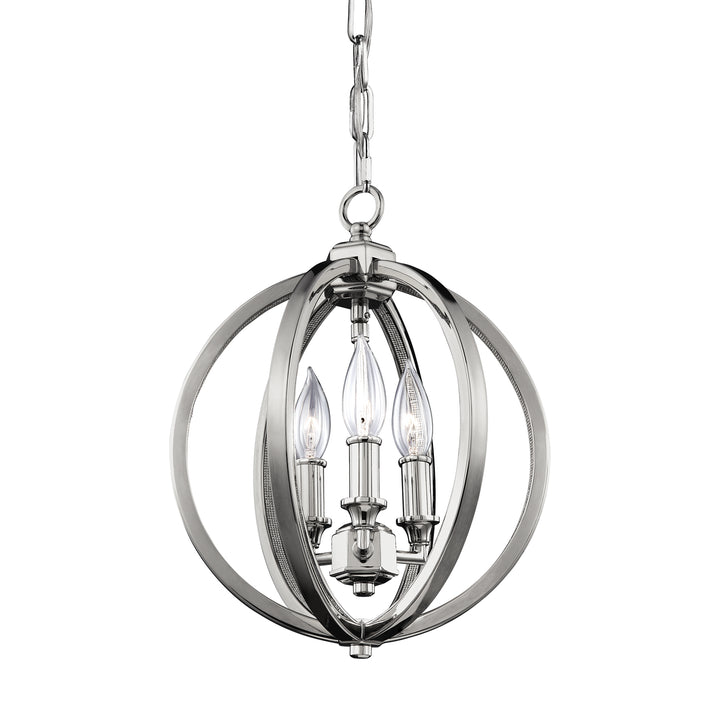 Visual Comfort Studio Three Light Pendant