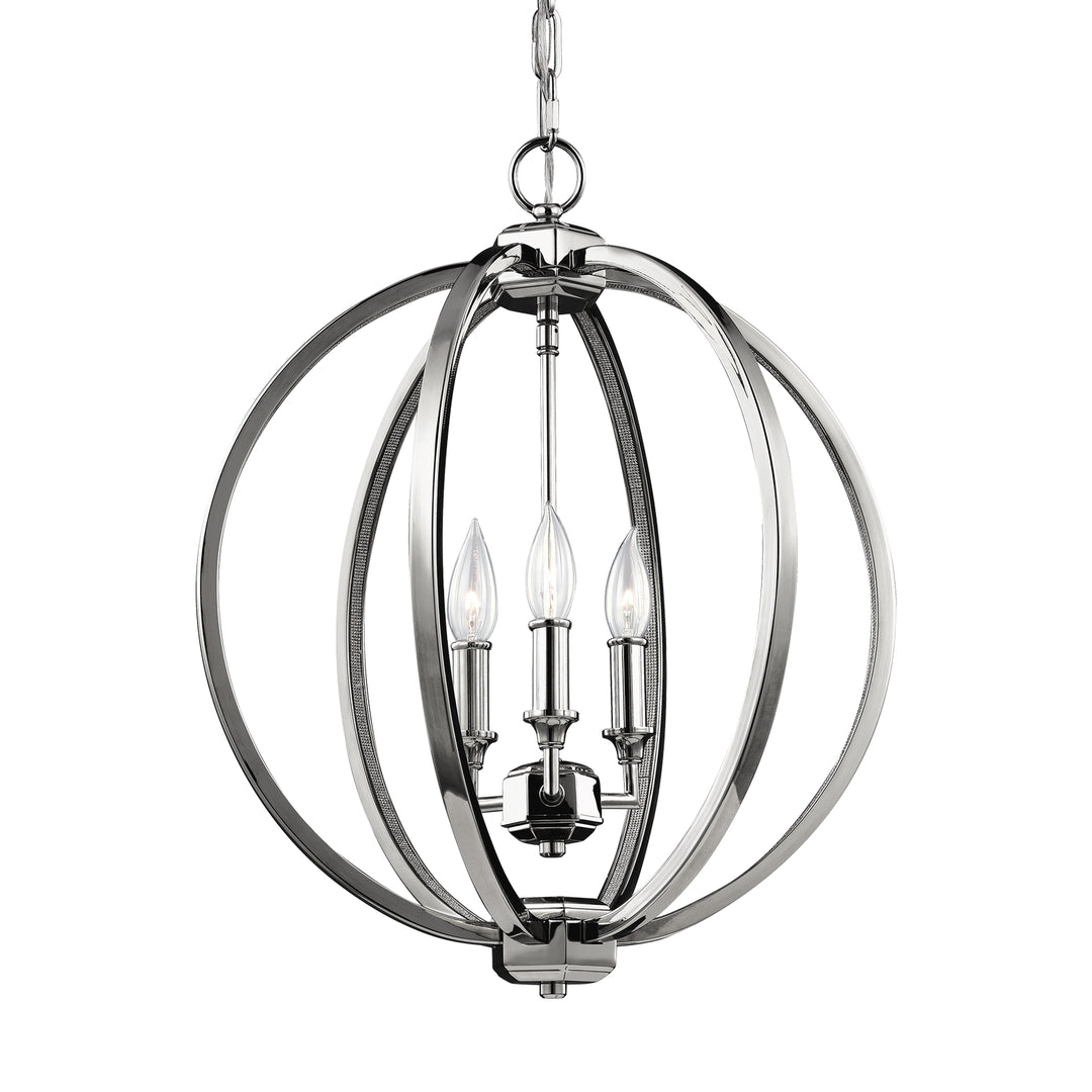 Visual Comfort Studio Three Light Pendant