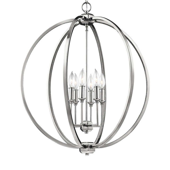 Visual Comfort Studio Six Light Pendant