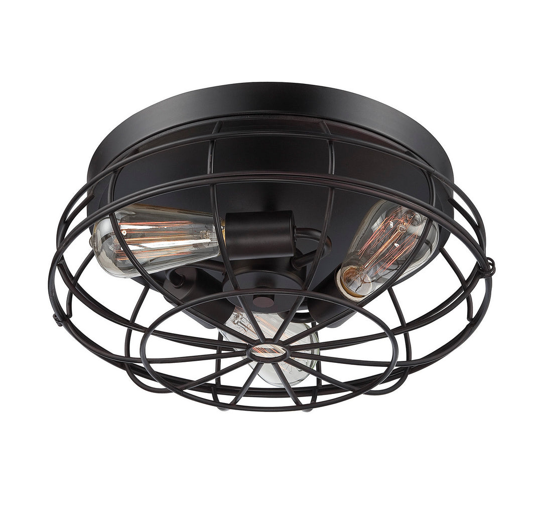 Savoy House Scout Three Light Flush Mount