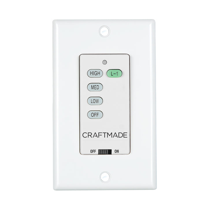 Universal Intelligent Controls Remote OR Wall Universal Control in White