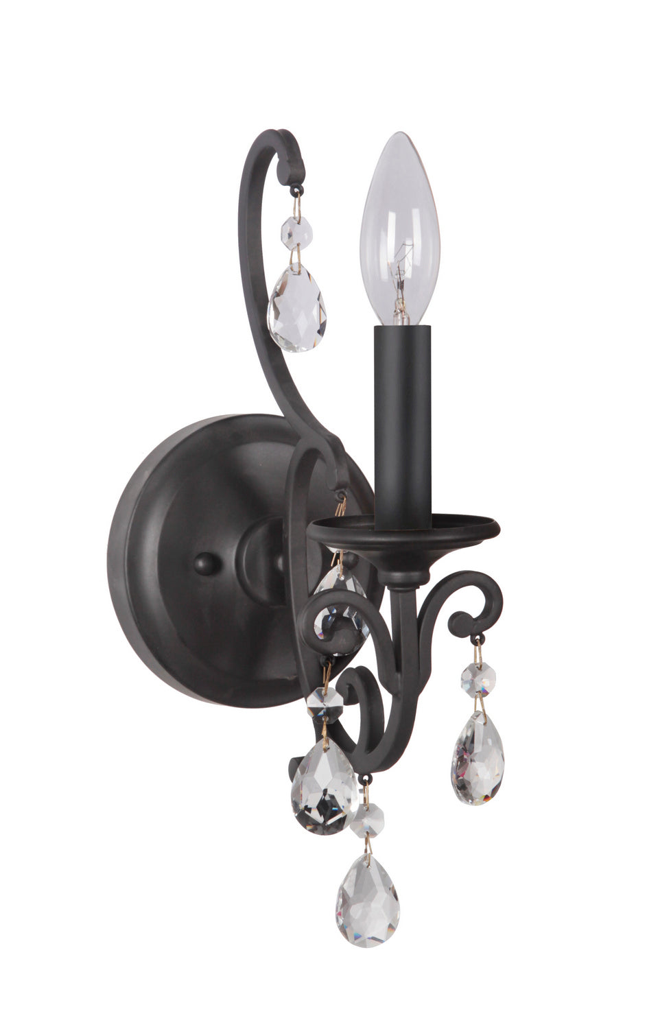 Bentley One Light Wall Sconce in Matte Black