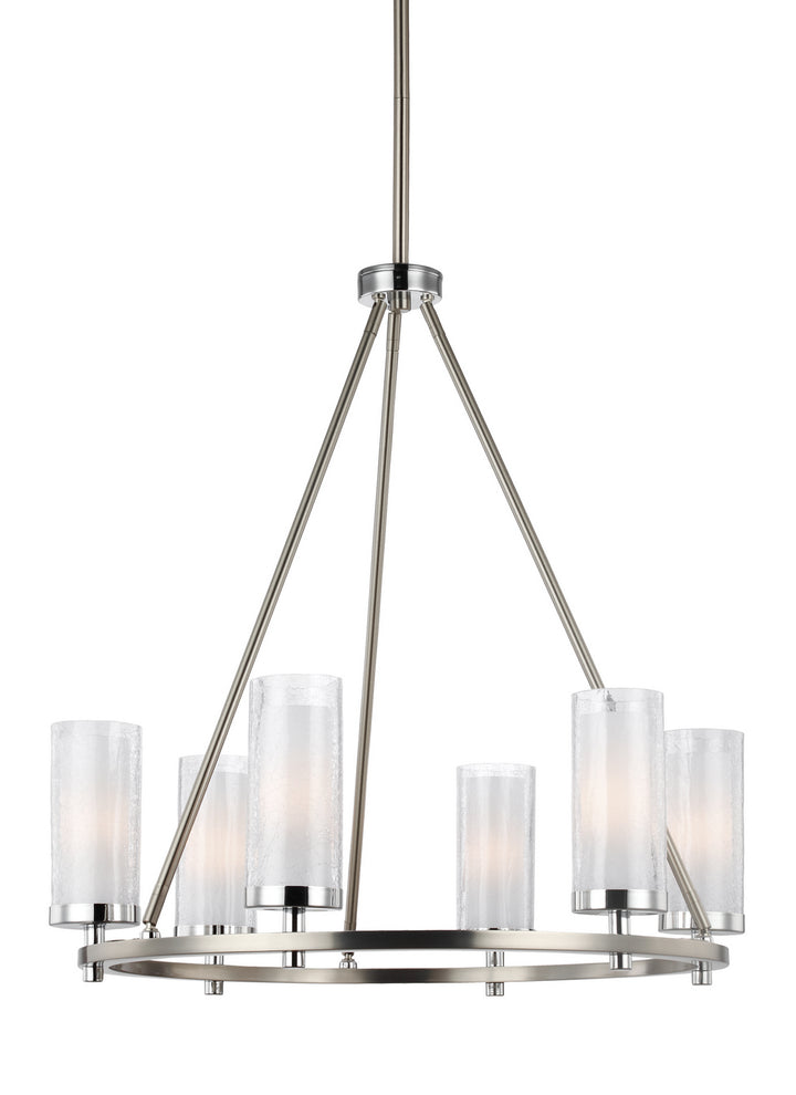 Generation Lighting. Six Light Chandelier