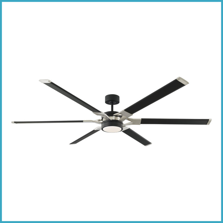 Visual Comfort Loft Indoor/Outdoor DC Ceiling Fan with 20W LED and Remote