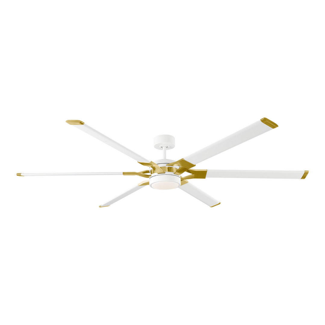 Visual Comfort Loft Indoor/Outdoor DC Ceiling Fan with 20W LED and Remote