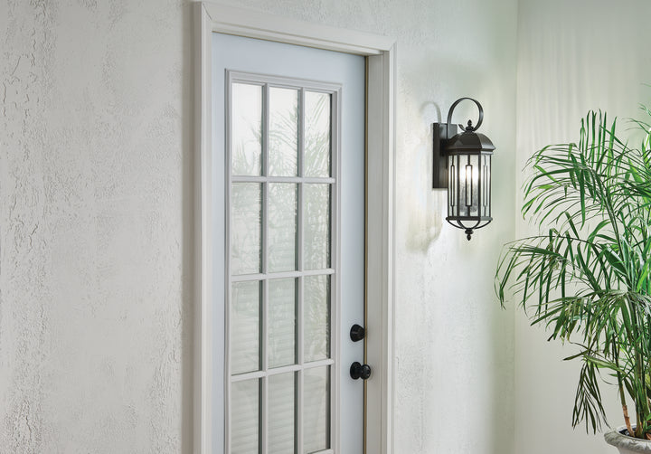 Kichler Three Light Outdoor Wall Mount
