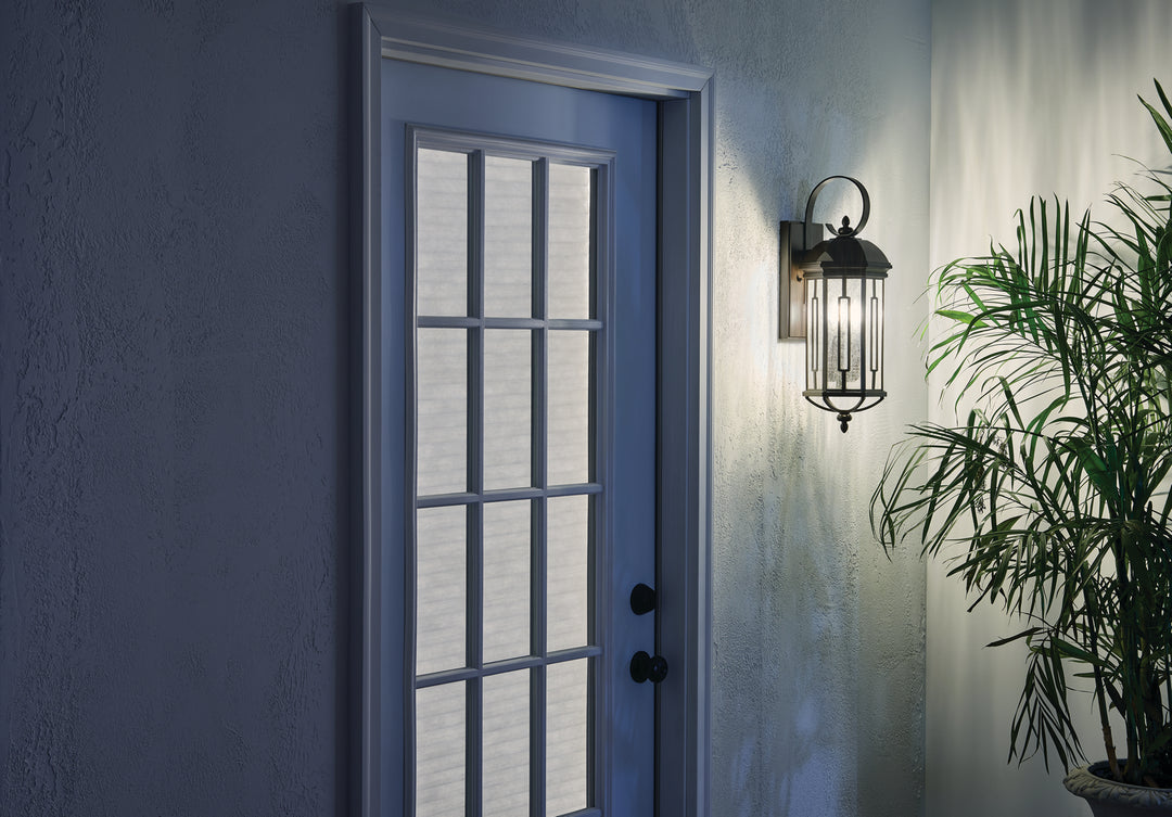 Kichler Three Light Outdoor Wall Mount