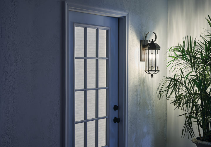 Kichler Three Light Outdoor Wall Mount