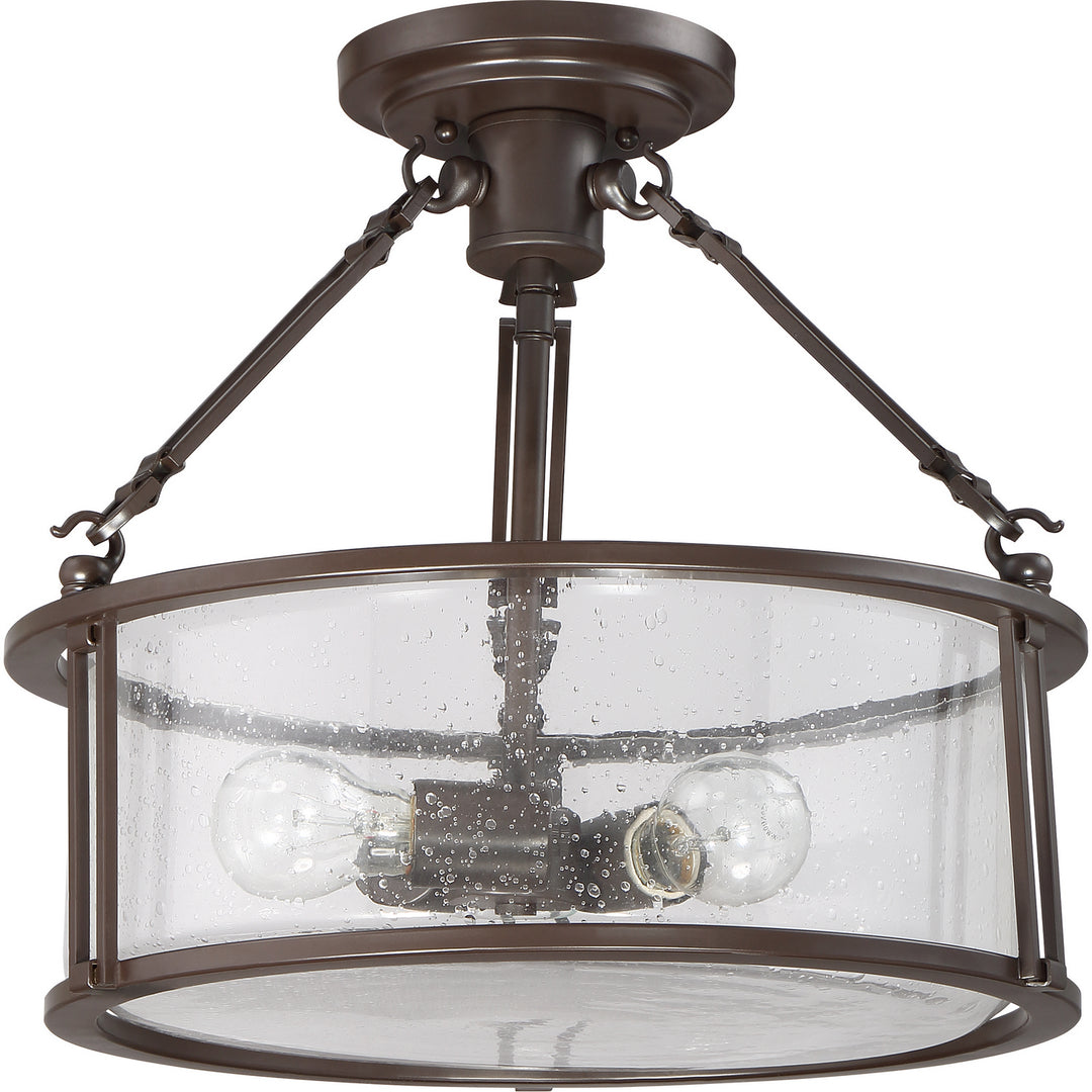 Quoizel Three Light Semi-Flush Mount