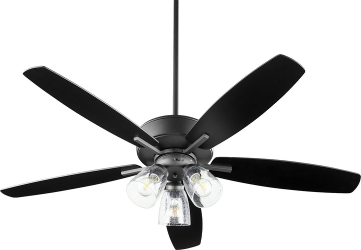 Quorum Breeze 52" Indoor 3 Light 21W Non Dimming LED Pull Chain Ceiling Fan